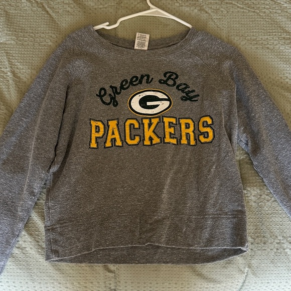 Green Bay Packers Gray Sweater - Picture 1 of 3